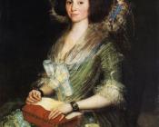 弗朗西斯科德戈雅 - Portrait of the Wife of Juan Agustin Cean Bermudez